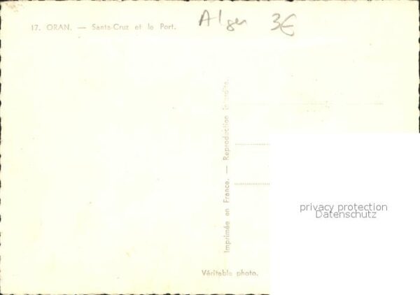 Oran Algerie Santa Cruz et le Port – Bild 2