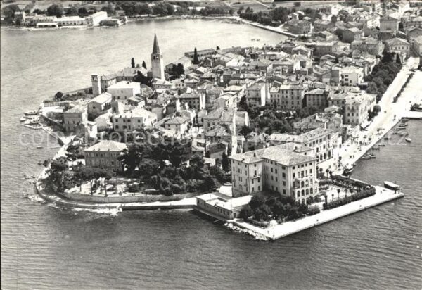 Porec Fliegeraufnahme Altstadt
