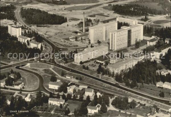Umea Fliegeraufnahme Lasarett