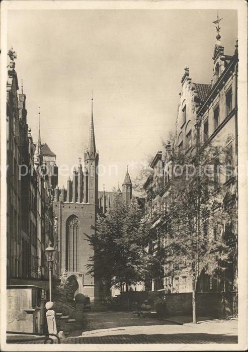 Danzig Westpreussen Marienkirche Frauengasse