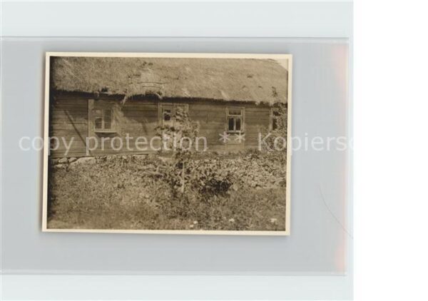 Memel Ostpreussen Bauernhaus