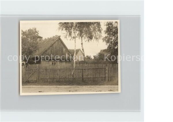 Memel Ostpreussen Bauernhaus