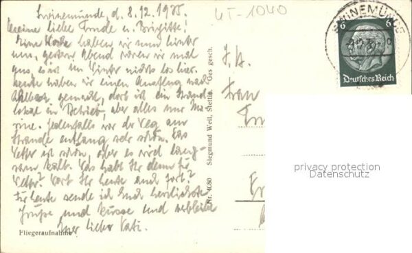 Swinemuende Ostseebad Westpommern Seebad Fliegeraufnahme – Bild 2