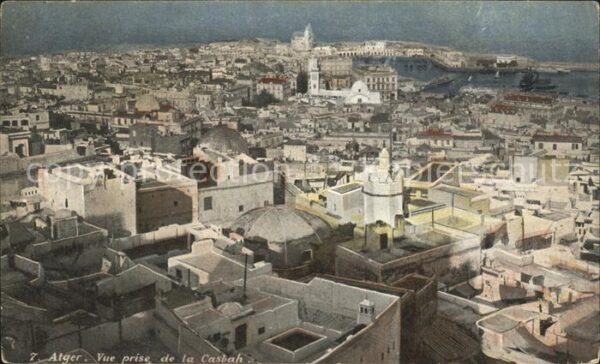 Alger Algerien Vue prise de la Casbah