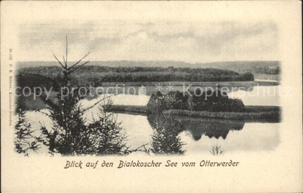 Posen Poznan Blick auf den Bialokoscher See vom Otte