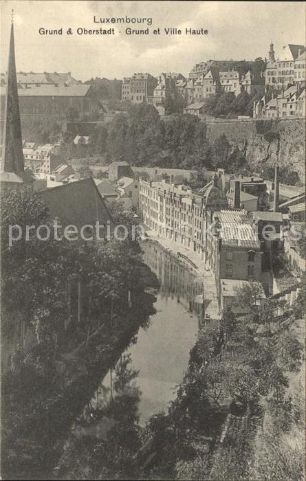 LUXEMBOURG  Luxemburg Grund Oberstadt Ville Haute