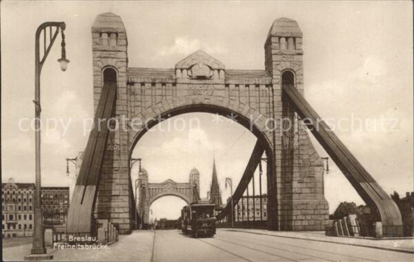 Breslau Niederschlesien Freiheitsbrücke