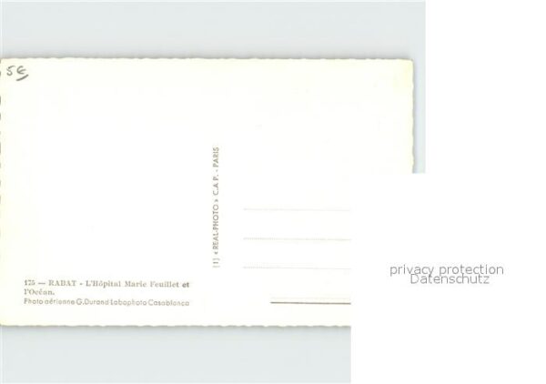 Rabat Marokko Hopital Marie Feuillet Ocean – Bild 2