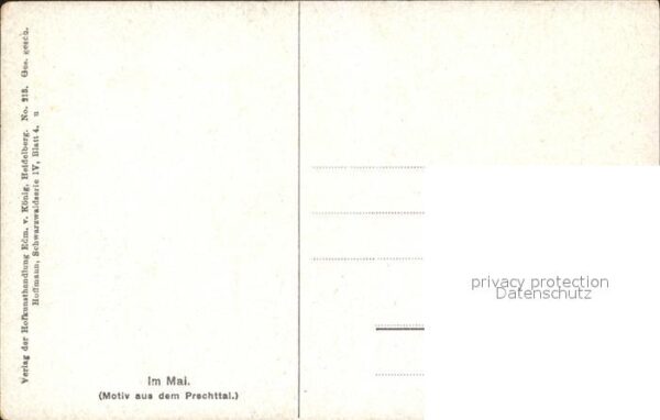 Hoffmann Heinrich Im Mai Prechttal – Bild 2