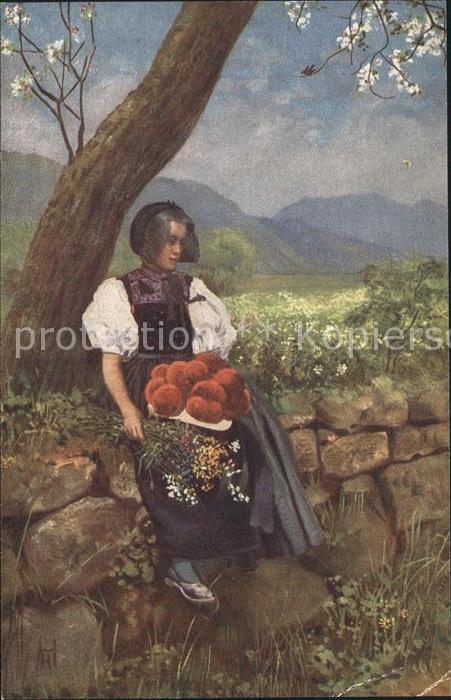 Hoffmann Heinrich Frühling im Schwarzwald Junge Gutacheri