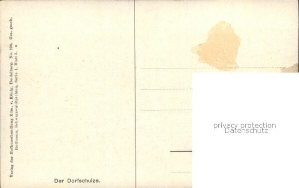 Hoffmann Heinrich Der Dorfschulze – Bild 2