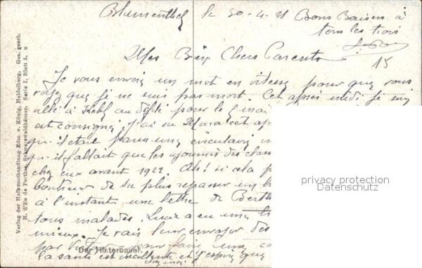 d Eu de Perthes H. Der Hinterbauer Schwarzwaldhaus – Bild 2