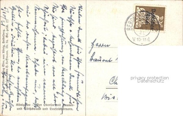 Hoffmann Heinrich Königssee Obersee Kaunerwand Röthswand – Bild 2