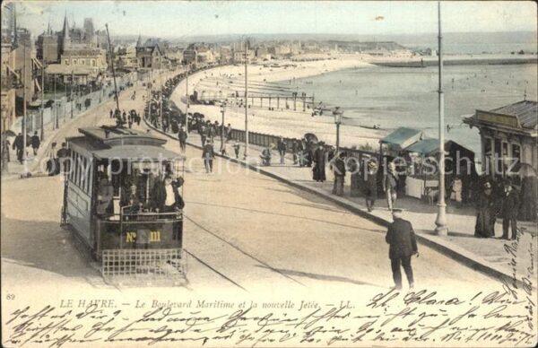 Strassenbahn Le Havre Boulevard Maritime Nouvelle Je