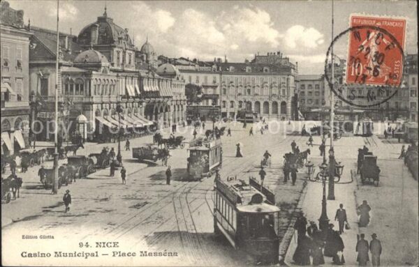 Strassenbahn Nice Casino Municipal Place Massena