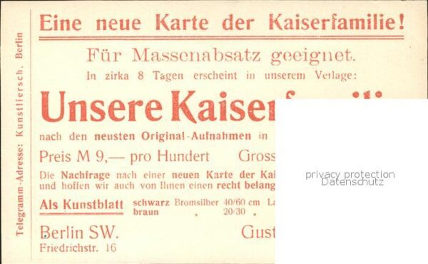 Adel Preussen Kaiserfamilie Verlag-Gustav-Liersch – Bild 2