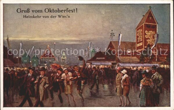 Oktoberfest München Heimkehr von der Wies_n