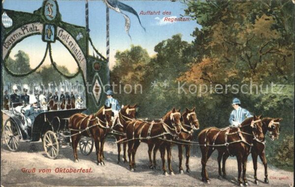 Oktoberfest München Abfahrt Prinzregent Luitpold