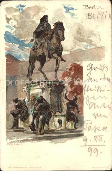 Kley Berlin Kurfürst Friedrich Wilhelm von B