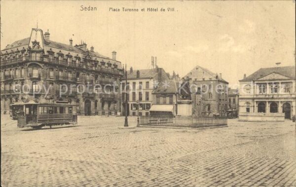 Strassenbahn Sedan Place Turenne Hotel de Vill