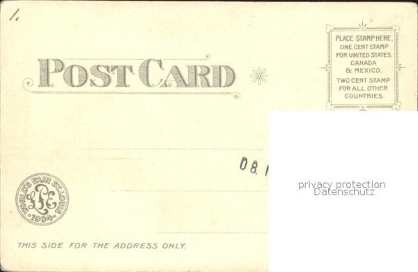 Expositions World_s Fair St. Louis 1904 Governement – Bild 2