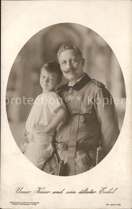 Wilhelm II Enkel Wohlfahrtskarte