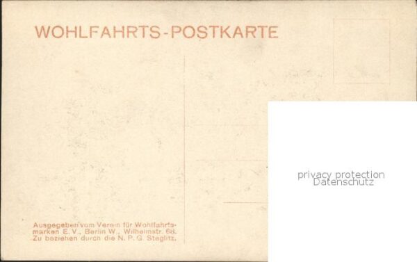 Wilhelm II Enkel Wohlfahrtskarte – Bild 2