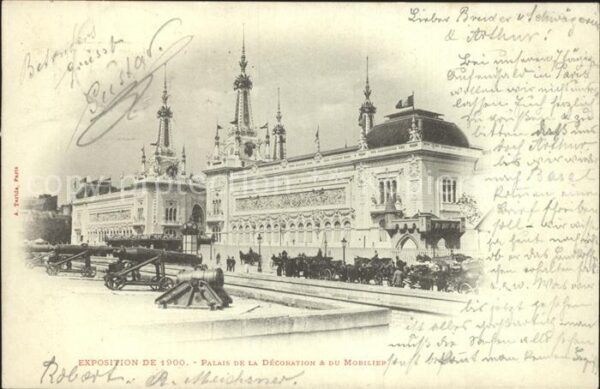 Exposition Universelle Paris 1900 Palais de la Decoration & du Mobilier