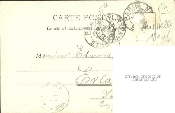 Exposition Universelle Paris 1900 Palais de la Decoration & du Mobilier – Bild 2