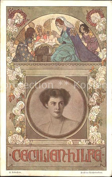 Adel Preussen Kronprinzessin Cecilie Cecilien-Hilfe E