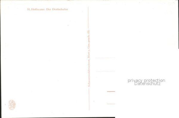 Hoffmann Heinrich Der Dorfschulze – Bild 2