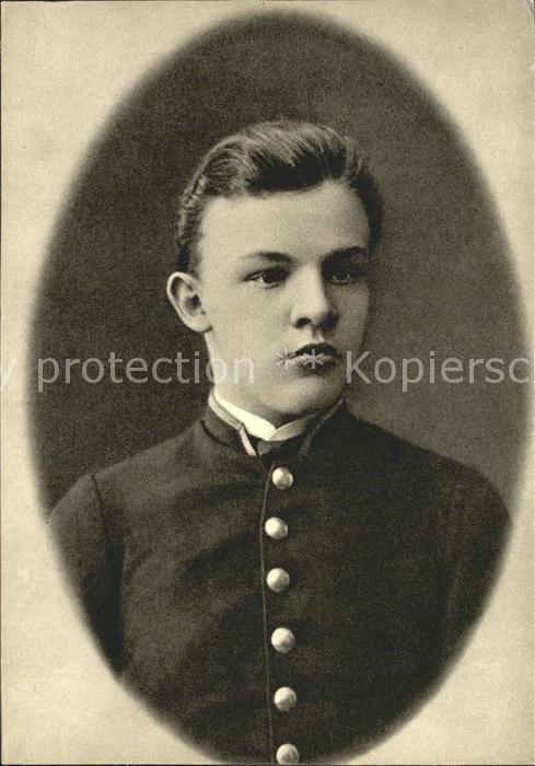 Politiker Wladimir Iljitsch Lenin Graduating from