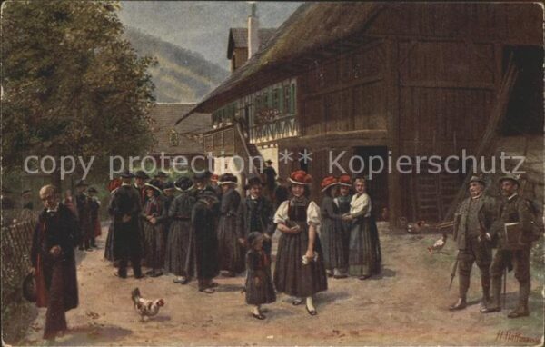 Hoffmann Heinrich Nach der Kirche