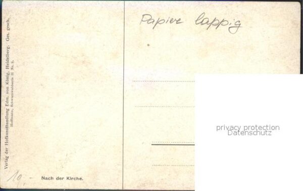 Hoffmann Heinrich Nach der Kirche – Bild 2