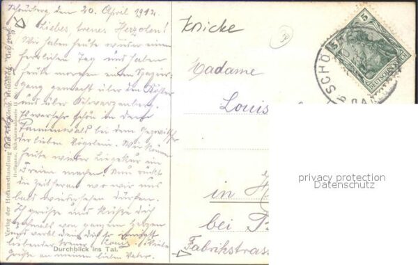 Hoffmann Heinrich Schwarzwald Durchblick ins Tal – Bild 2