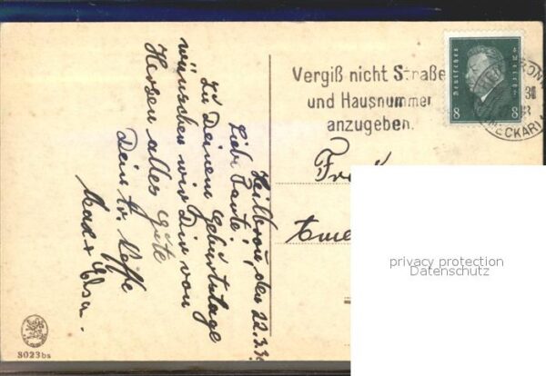 Hoffmann Heinrich Burg Hornberg am Neckar – Bild 2