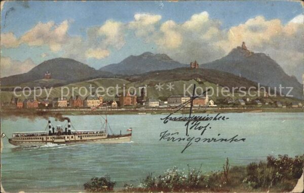 Hoffmann Heinrich Königswinter Seitenraddampfer