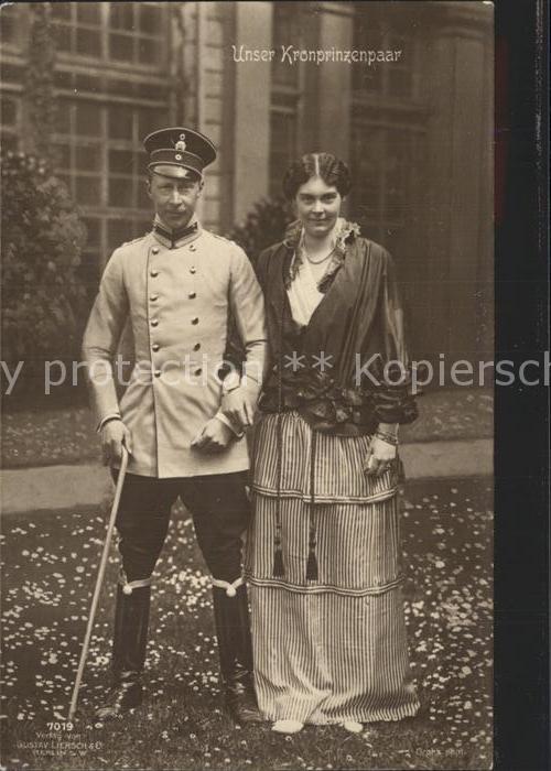 Adel Preussen Kronprinzenpaar Gustav-Liersch-Verlag