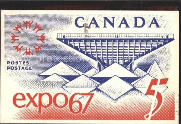 Expositions Reproduction of Commemorative Stamp Can