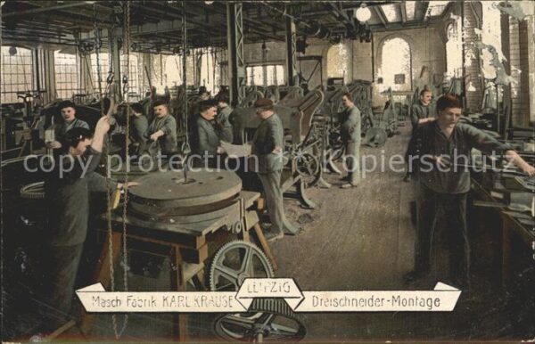 Maschinen Dreischneider-Montage Masch Fabrik Karl