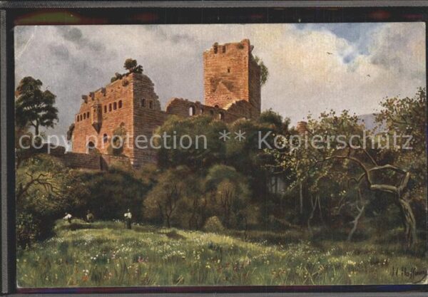 Hoffmann Heinrich Burg Landsberg Barr Vogesen