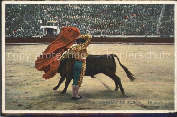 Stierkampf Corrida de Toros Un farol