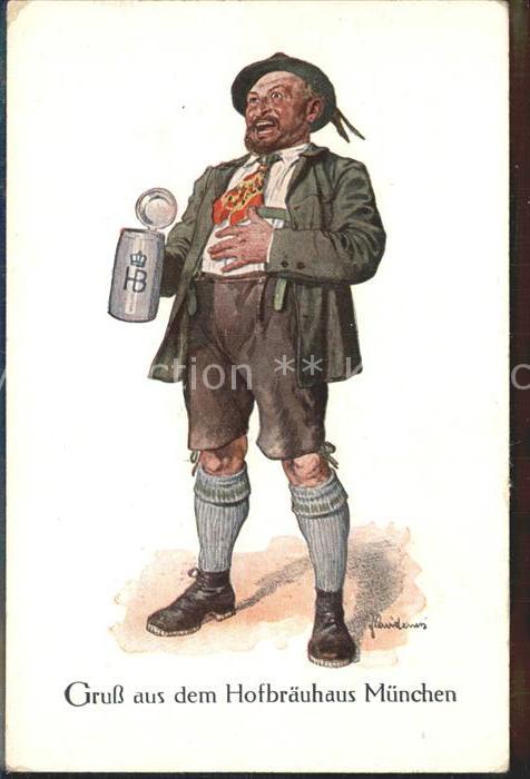 Bier Hofbräuhaus München Tracht
