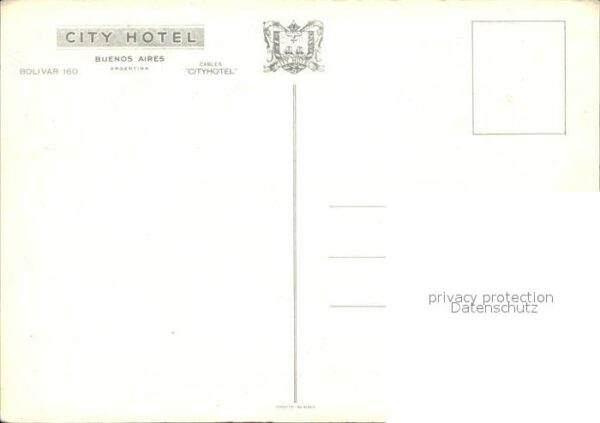 Buenos Aires City Hotel Künstlerkarte – Bild 2