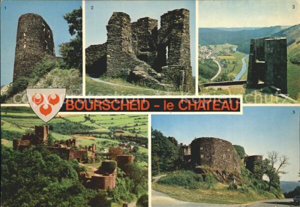 Bourscheid Luxembourg Chateau Tour du Mur Bastion