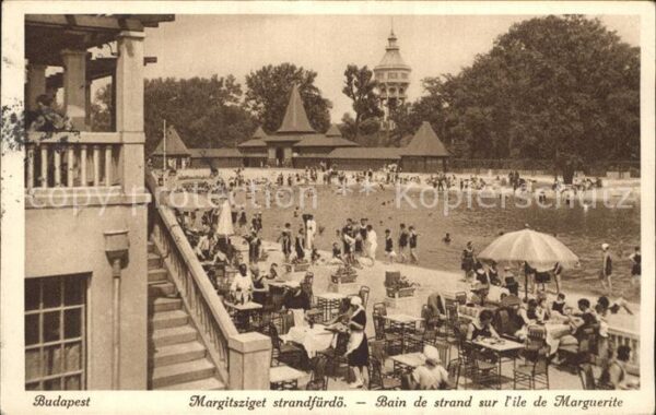 Budapest Strandbad Margarethen Insel