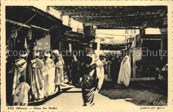 Fes Fez Maroc Dans les Souks