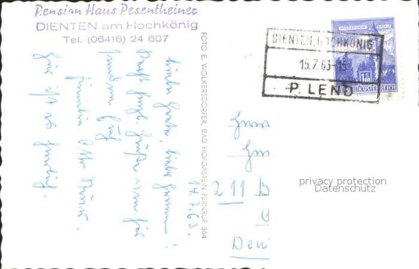 Dienten Hochkoenig Pension Haus Pesentheiner – Bild 2