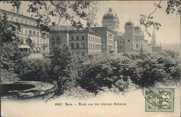 Bern BE Blick von der kleinen Schanze