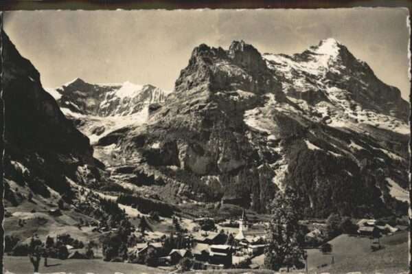 Grindelwald Kirche Schulhaus